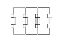 Scharnierbandkette 60S84XMHB B=83,8