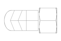 Raccordo a gomito L 15 M22x1,5 St