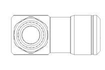 Conexao de encaixar em L G1/4 D=12(inox)