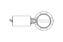 Vanne papillon B DN150 OVO NC E