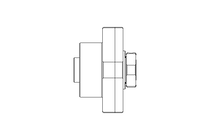 Cuscinetto flangiato FK 15/52x42