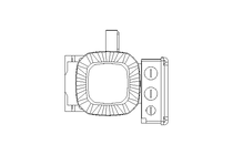 Worm gear motor 0.37kW 25 1/min