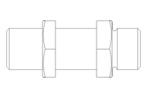 Passaparete L 10/10 Niro DIN2353