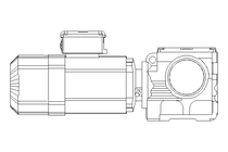 Motoréd. à vis sans fin 0,75kW 20 1/min