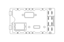 Blindplatte für Datenstecker MSDD