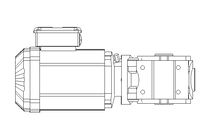 Schneckengetriebemotor 0,55kW 50 1/min