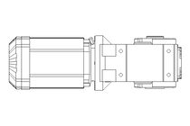 Moteur réducteur 0,55kW 24 1/min