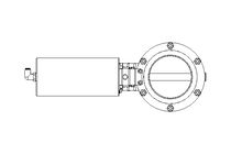 Scheibenventil B DN100 WVW NC E EX