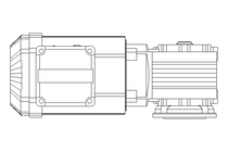 Getriebemotor 0,55kW 88 1/min