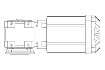 Moteur réducteur 0,55kW 88 1/min