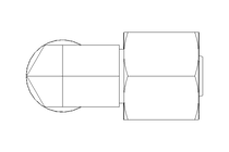 Raccordo a gomito 8 M14x1,5 1.4571