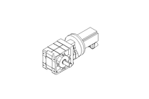 Spiroplangetriebemotor 2,9 Nm