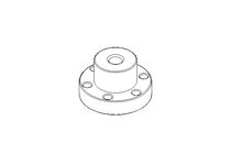 Threaded nut TR10x2 PA