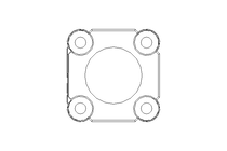 Doppelt wirkender Zylinder D50 Hub80