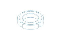 Slotted nut M35x1.5 ST DIN1804