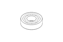 Deep groove ball bearing 6001 2RS 12x28