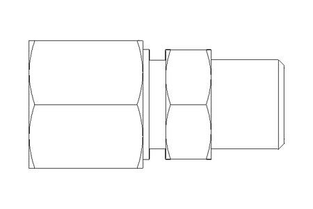 Raccordo a vite per tubo LL 8 R1/8"