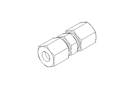 Raccord de tube LL 6/6 St-Zn DIN2353