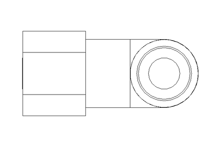 Raccord à vis coudé L 6 R1/8" A4 DIN2353