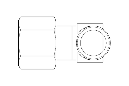 Raccordo a vite per tubo LL 8 R1/8"