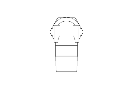 Conector roscado p/ tubos LL 8 R1/8"