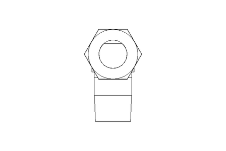 Pipe screw connector LL 8 R1/8" St-Zn