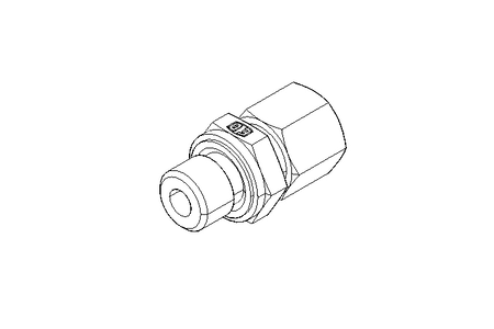 Rohrverschraubung L 8 G1/4" 1.4571