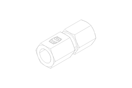 Stud  coupling L 6 M10x1 St-Zn