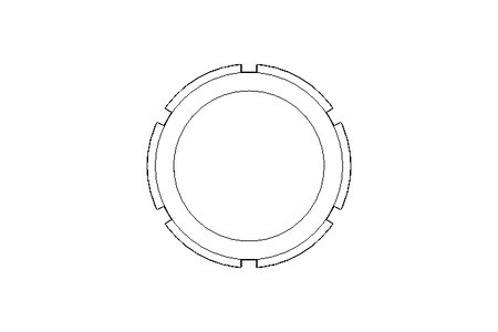 Nutmutter F DN80 1.4301 DIN11851