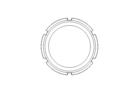 Nutmutter F DN80 1.4301 DIN11851