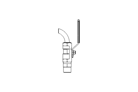 Ball valve ZG 1/2" 1.4408