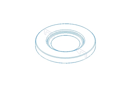 Retén A 30x62x7 NBR DIN3760