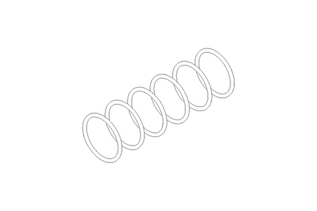 Molla di compressione D1=7,6 D2=6,6 L=23