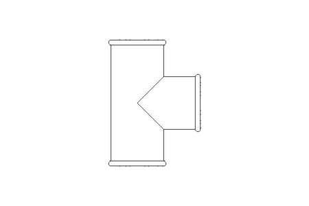 T-Stück B1 1/4" TG-Zn DIN EN 10242