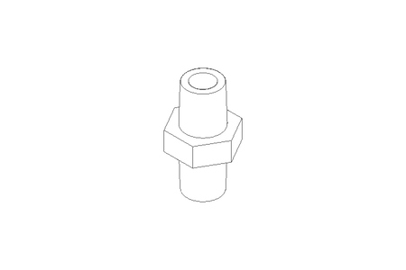 Doppelnippel N8 1/4" Ms DIN EN 10242