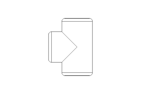 T-Stück 1 L 38 A4 DIN 2987