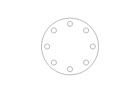 FLANGE  DN80 PN16 1.0460 DIN EN 1092-1