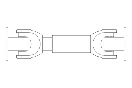 Gelenkwelle D=58 L1=210 L2=245