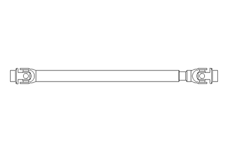 Eje articulado D=32 L1=600 L2=680