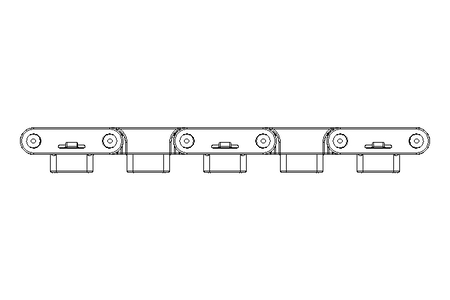 Flush-grid belt FTDP1000XLG B= 85