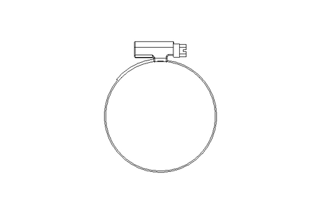 Hose clamp D=70-90 B=12