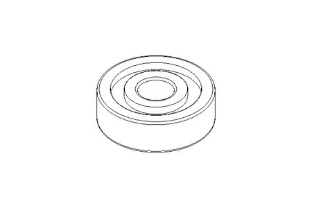 Roulem. rainuré à billes S625 2RS 5x16x5