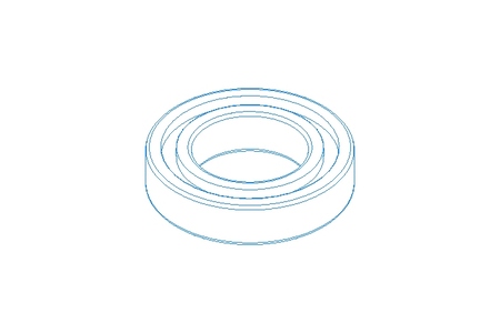 Cuscin.scanalato a sfera 6007 2RS 35x62