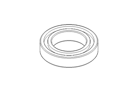 Rillenkugellager 6009 2RS 45x75x16