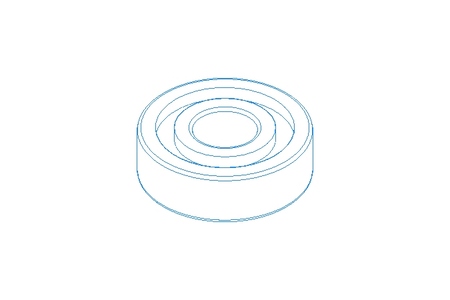 Rillenkugellager 6201 2RS 12x32x10
