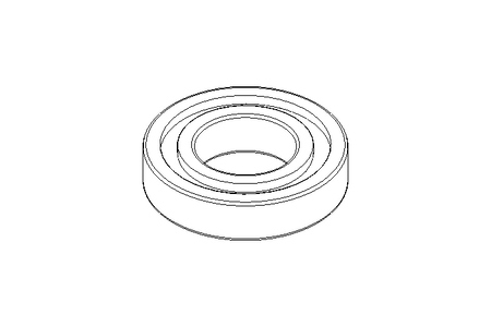 Deep groove ball bearing 6208 40x80x18