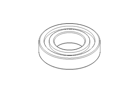 Roulem. rainuré à billes 6208 NR 40x80