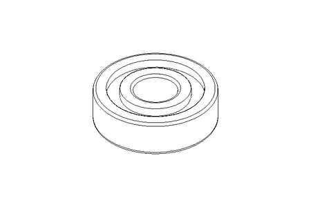 Deep groove ball bearing 6303 RS 17x47