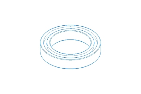 Cuscin.scanalato a sfera 61805 25x37x7