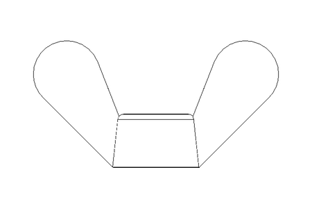 Flügelmutter M12 A4 DIN315